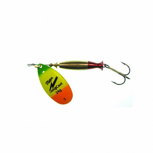 Блесна MEPPS Aglia Long Cast №5 Tiger 24г блесна mepps aglia long cast 2 tiger 8г