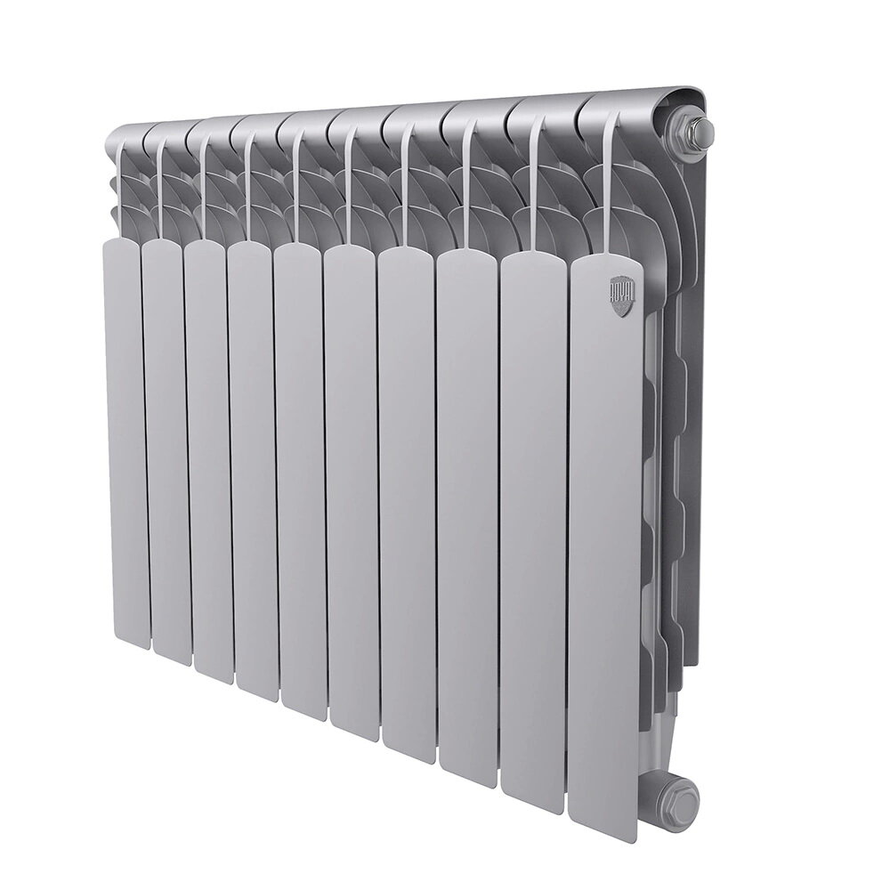 Радиатор биметаллический ROYAL THERMO Revolution Bimetall 500 (564х800х80) 1600Вт, 10 сек, серый
