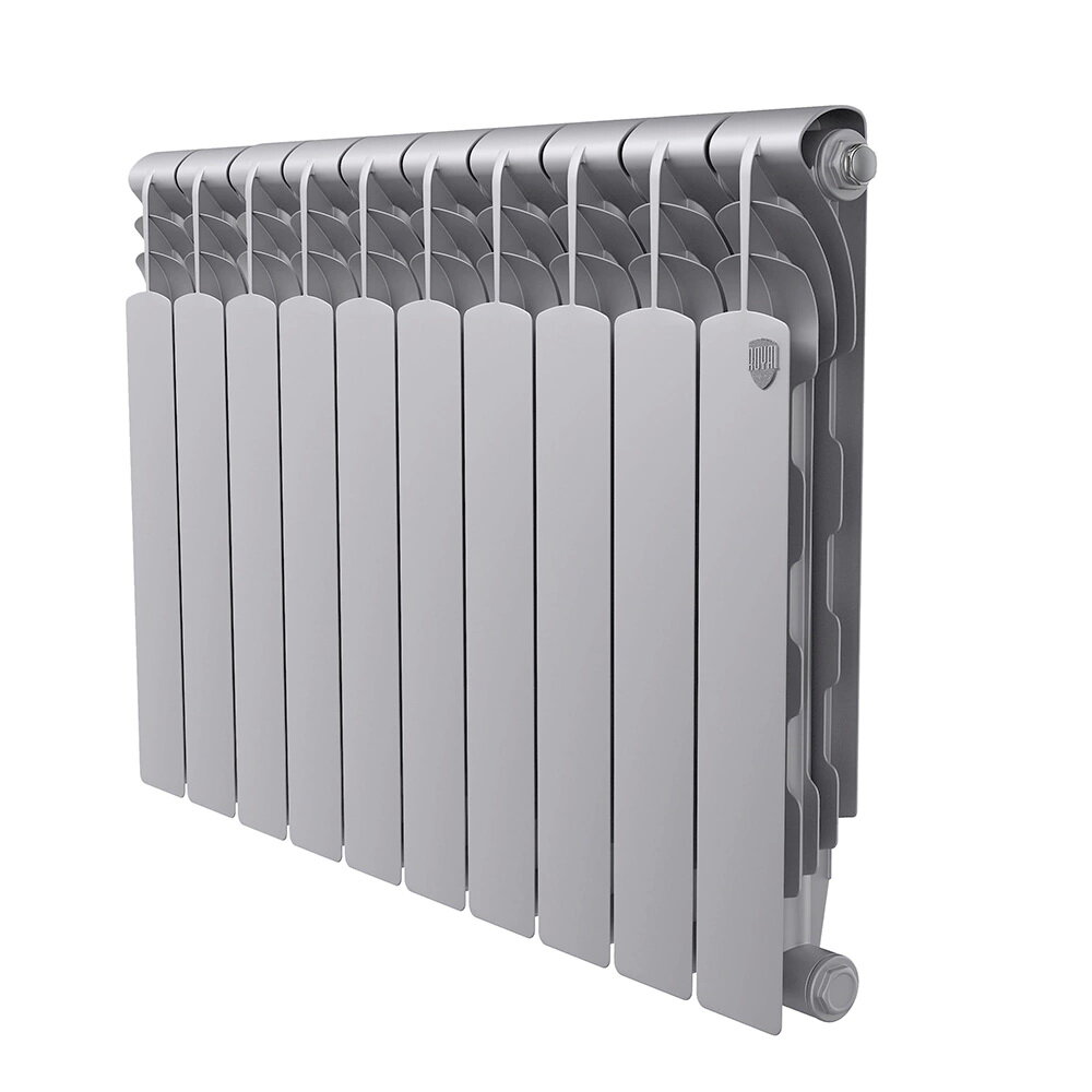 фото Радиатор биметаллический ROYAL THERMO Revolution Bimetall 500 (564х800х80) 1600Вт, 10 сек, серый