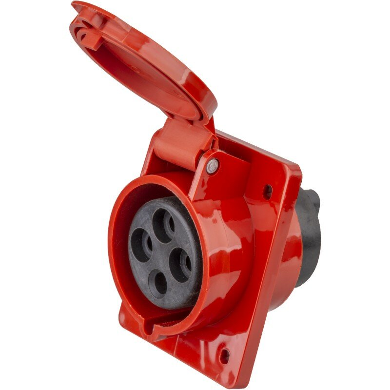 фото Розетка Navigator 14 316 NCA-SR424-32-380 стационарная скрытая 32А 3P+PE IP44, цена за 1 шт.