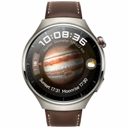 Смарт-часы Huawei Watch 4 Pro (Medes-L19L) Brown Leather умные часы huawei watch 3 pro classic lte brown