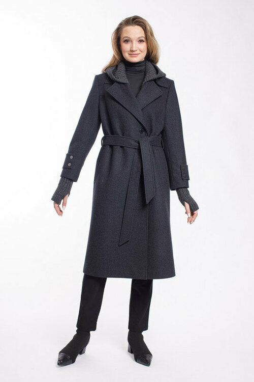 Пальто  Modetta Style, размер 48, серый