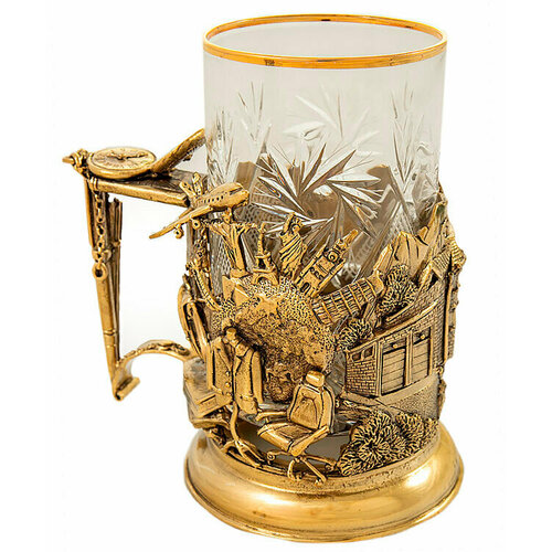 Подстаканник латунный 