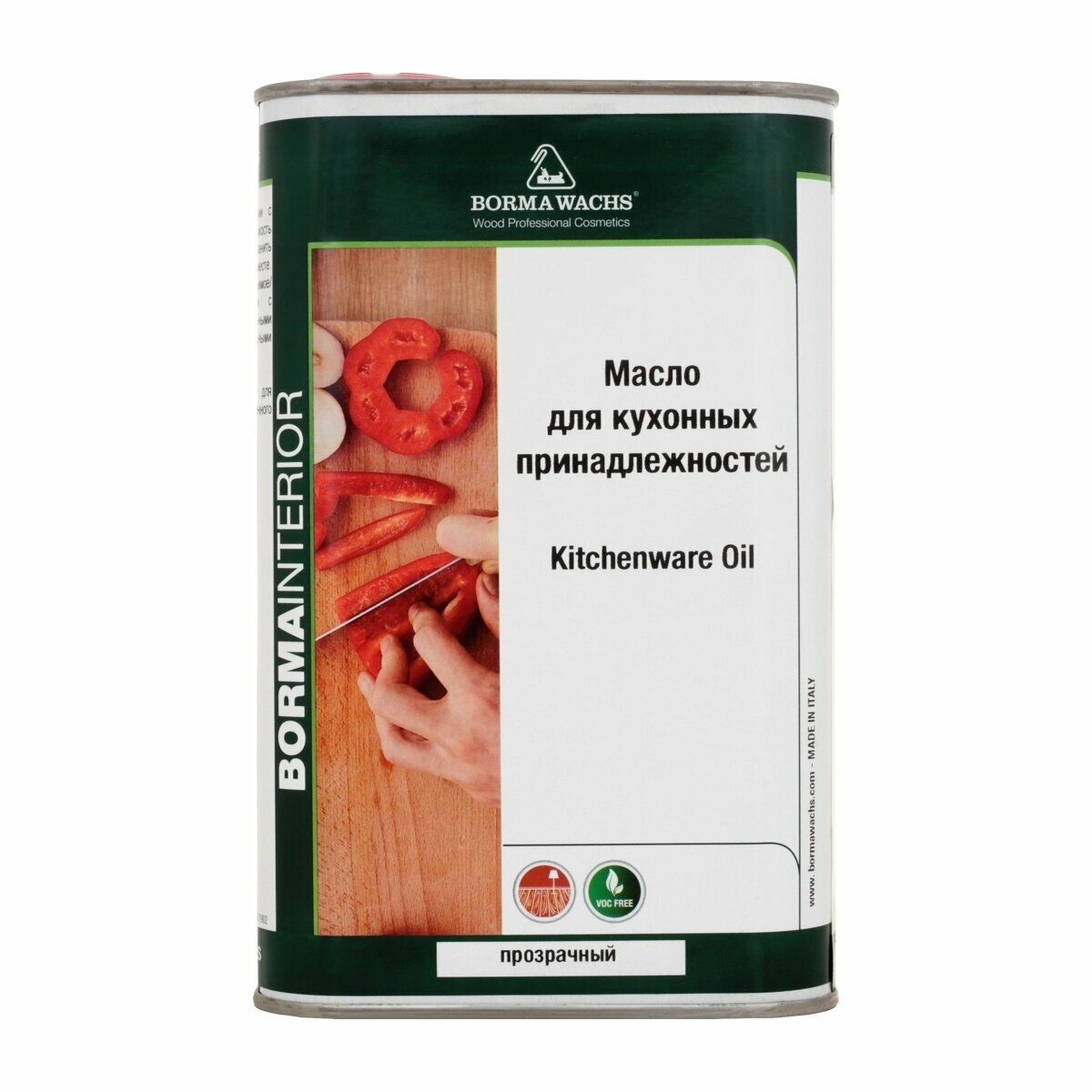 Масло для кухонных принадлежностей и столешниц Borma Kitchenware Oil 1 литр 4989.1