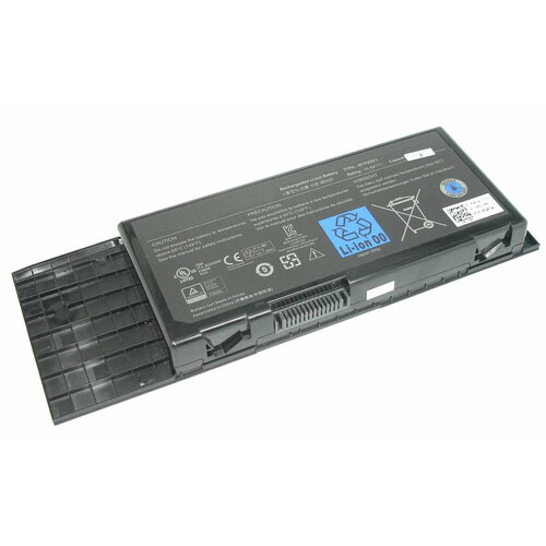 Аккумулятор BTYVOY1 для ноутбука Dell Alienware M17x 10.8V 90Wh (7900mAh) черный аккумулятор для ноутбука dell alienware m17x r3 r4 btyvoy1 90wh