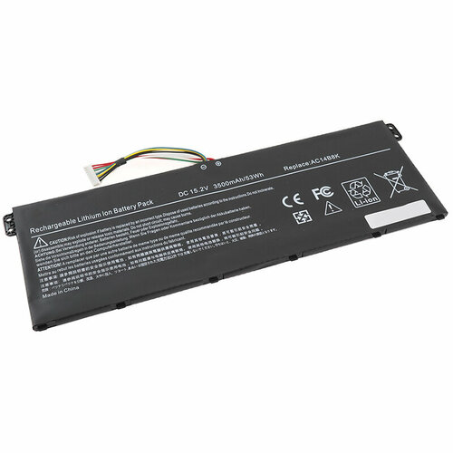 Аккумулятор OEM (совместимый с AC14B8K) для ноутбука Acer C730, E3-111, V5-132 15.2V 48Wh (3220mAh) черный lmdtk new ac14b18j laptop battery for acer aspire es1 511 512 v3 111p cb3 531 311 travelmate b115 b116 ms2394 ac14b13j