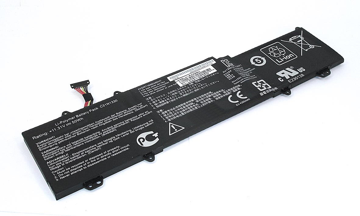 Аккумулятор C31N1330 для ноутбука Asus ZenBook UX32LA 11.3V 4300mAh черный
