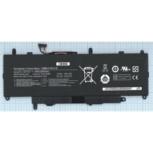 Аккумулятор AA-PLZN4NP для планшета Samsung Ativ Smart PC Pro Q700T1C-A52 7.5V 49Wh (6540mAh) ugb new original aa plzn4np battery for samsung ativ pro 700t1c xe700t1c xq700t1c xe700t1a xq700t1c a52 1588 3366 xq700t1c a52