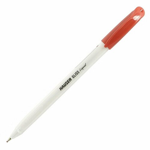 Шариковая ручка Hauser Gliss Pearl, пластик, цвет красный