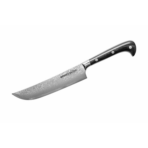 Нож кухонный Samura SULTAN Шеф 164 мм, G-10, дамаск 67 слоев, с больст, SU-0085DB