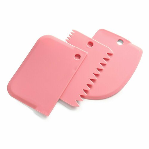 Набор кондитерских шпателей Apollo Biscuit,3 предмета, пластик, в ассортименте