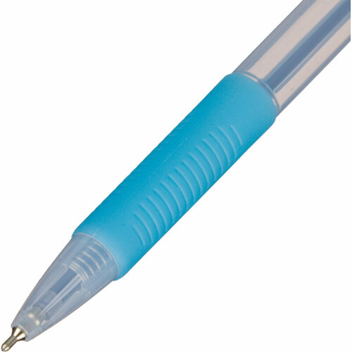 Ручка шариковая автоматическая Attache Акварель 0,4мм, син, в ассорт OG-5222 - 50 шт.