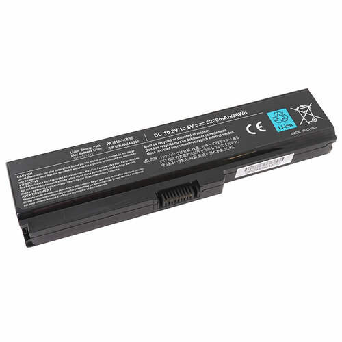 Аккумулятор OEM (совместимый с PA3634U-1BAS, PA3635U-1BRS) для ноутбука Toshiba C650 10.8V 5200mAh черный аккумулятор для ноутбука toshiba satellite a660 c600 c645 c660 l515 l630 l700 series 10 8v 5200mah pa3634u 1bas pa3635u 1bam