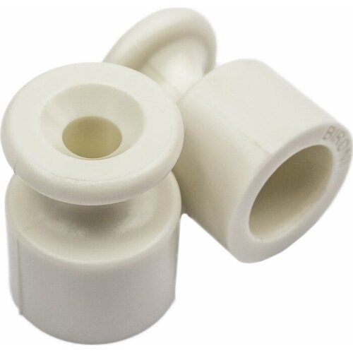 Изолятор для наружного монтажа пластик слоновая кость 10шт bironi 339₽