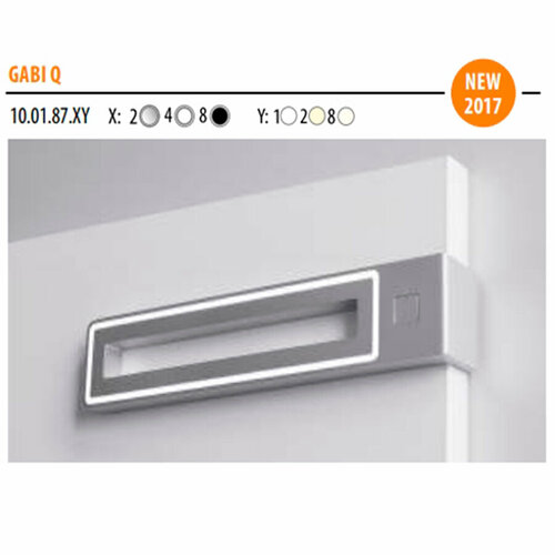 Светильник светодиодный Gabi Q, металлик/натур. свечение, 193.5*40, 12V, 3 W, 28 lm, IP20