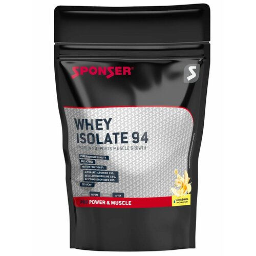 фото Изолят протеина sponser whey isolate 94 cfm 1500 г, банан