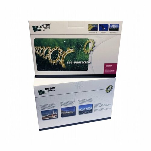 Картридж для HP Color LJ CP 3525/CM 3530 CE253A кр (7K) UNITON Premium GREEN LINE (Eco Protected) картридж uniton premium green eco protected w2211x без чипа голубой совместимый с принтером hp