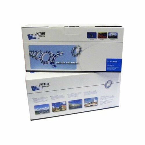 Картридж для SAMSUNG CLP-320/CLX-3185 (CLT-C407S) Toner (1K) син UNITON Premium картридж uniton premium clt c407s голубой совместимый с принтером samsung