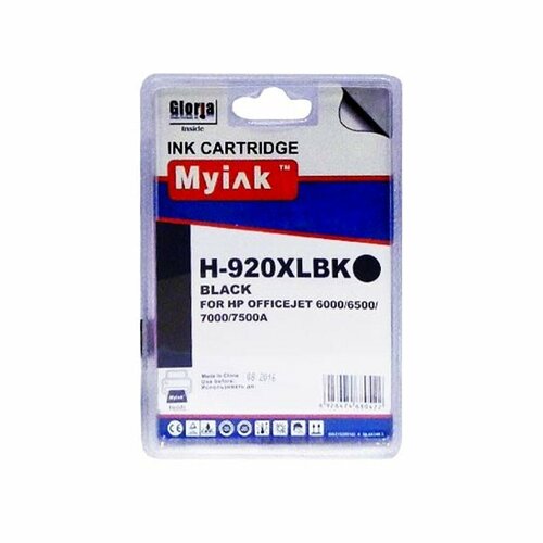 Картридж для (920XL) HP OfficeJet 6500 CD975A Black (53,6ml, Pigment) MyInk картридж ds 920xl cd975a bk черный