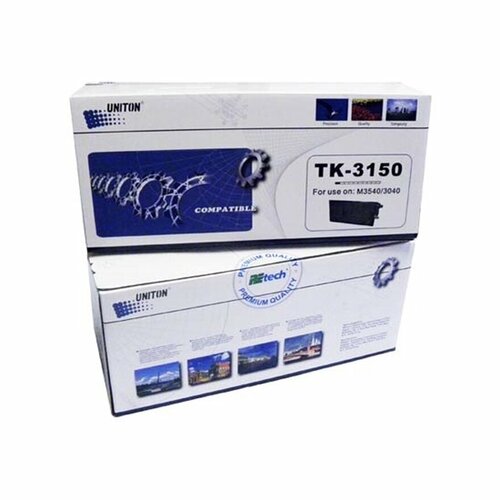 Тонер-картридж для (TK-3150) KYOCERA ECOSYS M3040idn/M3540idn (14,5K, ED-40 TOMOEGAWA) UNITON Premium tc k3150 тонер картридж t2 для kyocera ecosys m3040idn m3540idn 14 500 стр с чипом