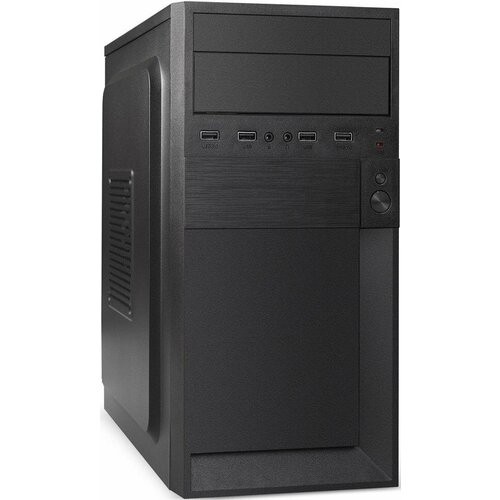 Корпус microATX Exegate BAA-105-01 Без БП чёрный корпус microatx silverstone sst fah1mb без бп чёрный