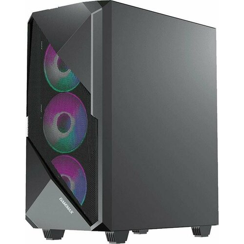 корпус alseye auro 3 0 без бп atx чёрный Корпус ATX GameMax REVOLT Без БП чёрный