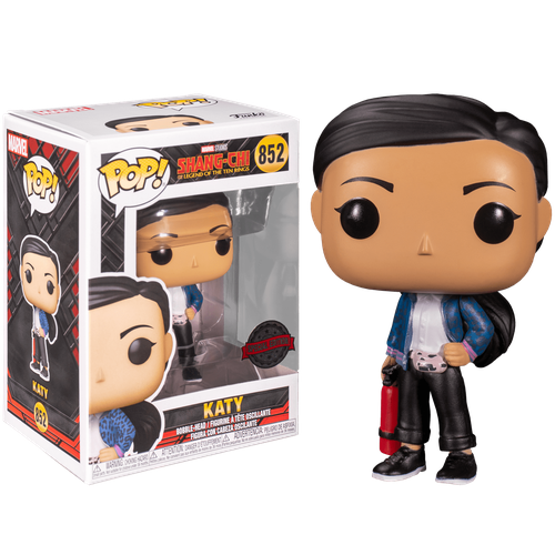 Фигурка Funko POP Katy with Fire Extinguisher (Эксклюзив Target) из фильма Shang-Chi and the Legend of the Ten Rings 852 car fire extinguisher holder car accessories stationary belt for vehicle fire extinguisher holder large