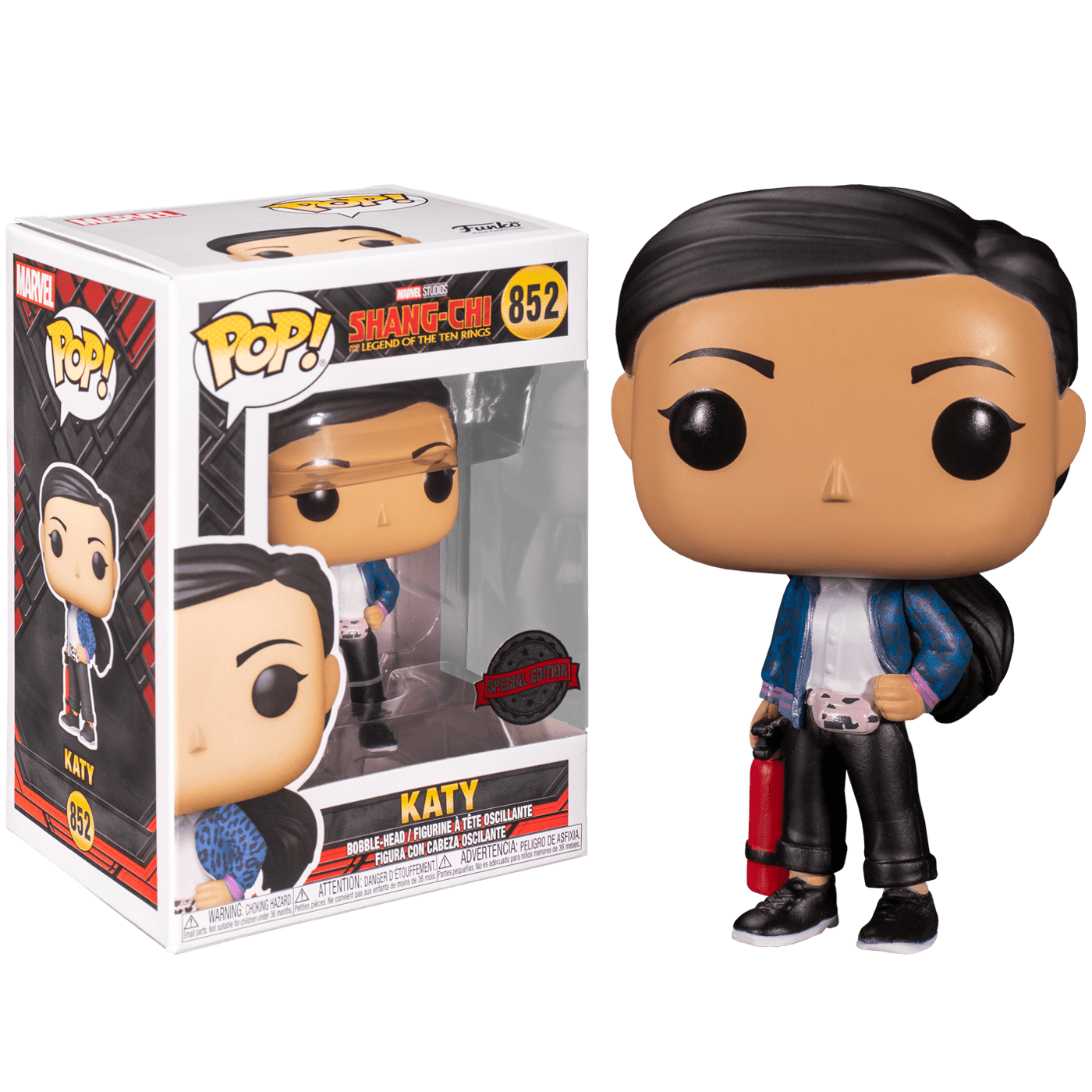 Фигурка Funko POP Katy with Fire Extinguisher (Эксклюзив Target) из фильма Shang-Chi and the Legend of the Ten Rings 852