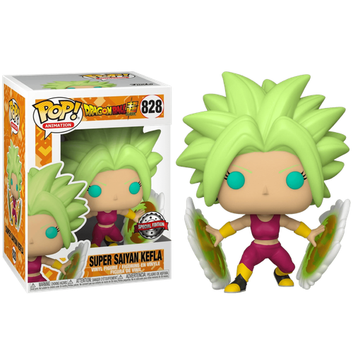 экшн фигурки из м ф драконий жемчуг Фигурка Funko POP Super Saiyan Kefla (Эксклюзив GameStop) из аниме Dragon Ball Super 828