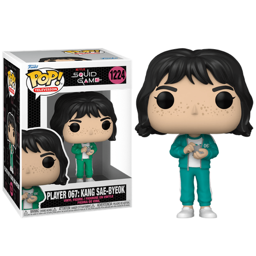 Фигурка Funko POP Kang Sae-byeok 067 из сериала Squid Game 1224 squid game tv cosplay women jacket 067 kang sae byeok 240 ji yeong sisters costume 456 seong gi hun hoodies round six outfit