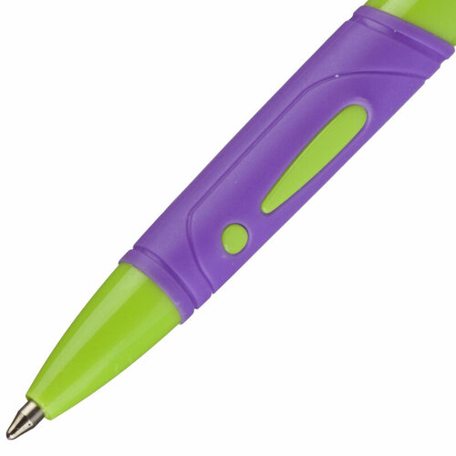Ручка шариковая автоматическая Attache Vegas сал-фиол кор 0,33мм син B-575M - 50 шт.