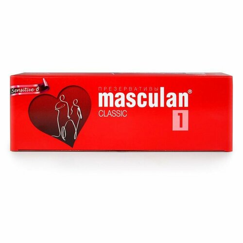 Нежные презервативы Masculan Classic 1 Sensitive - 150 шт. презервативы masculan 1 classic нежные 3 шт