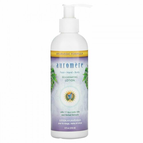 Auromere, Rejuvenating Face, Hand & Body Lotion, 8 oz (236 ml)