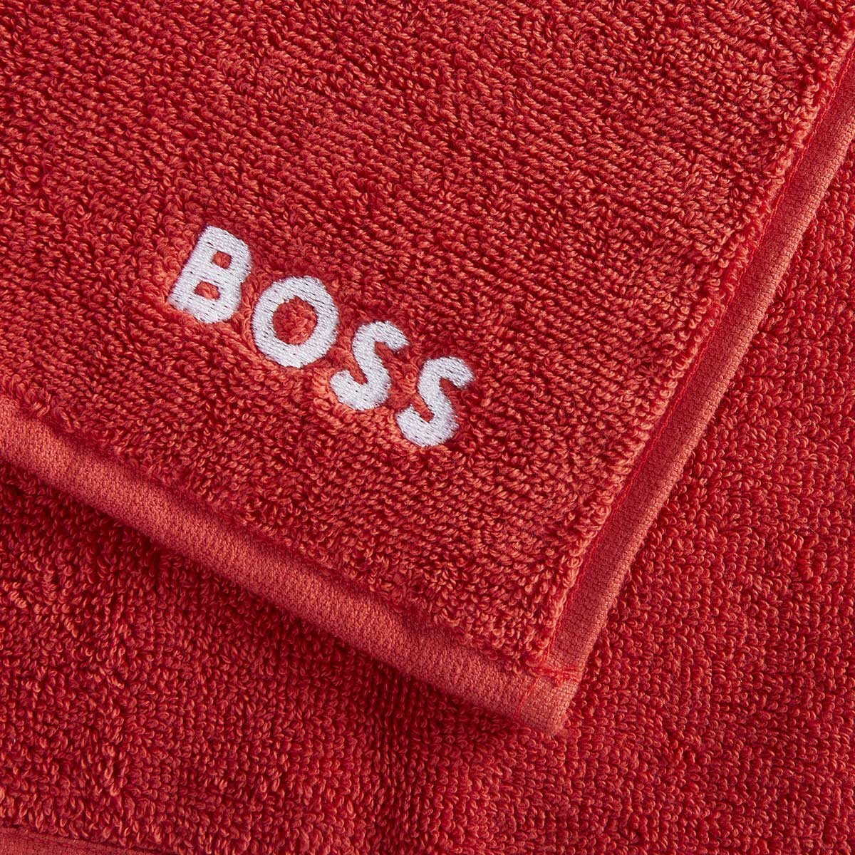 Полотенце Hugo Boss Plain Red 100x150 см - фотография № 6