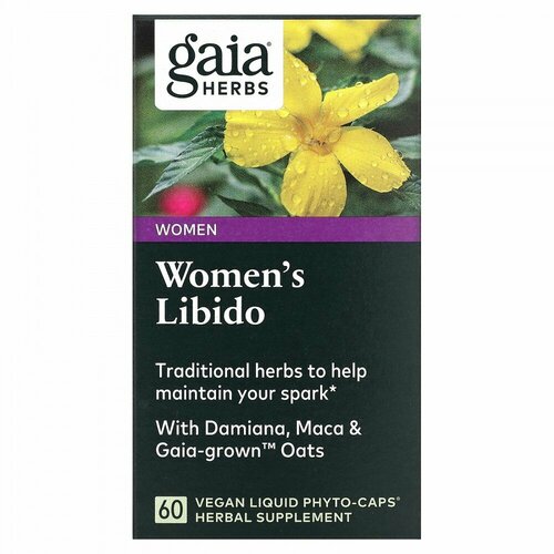 Gaia Herbs, Women&#x27; s Libido, 60 Vegan Liquid Phyto-Caps