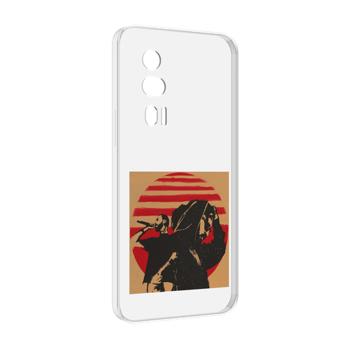 Чехол MyPads Утопия Мияги и Энди панда для Xiaomi Redmi K60 задняя-панель-накладка-бампер