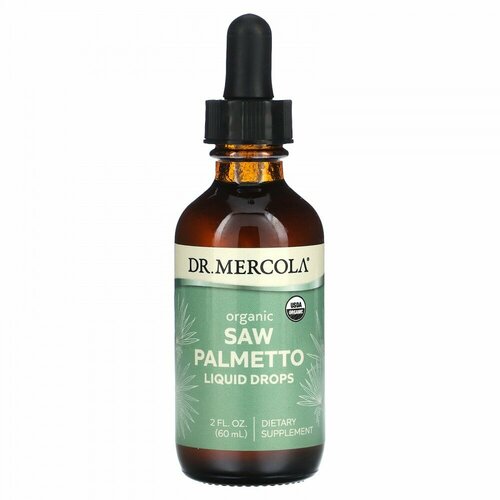 Dr. Mercola, Organic Saw Palmetto Liquid Drops , 2 fl oz (60 ml)