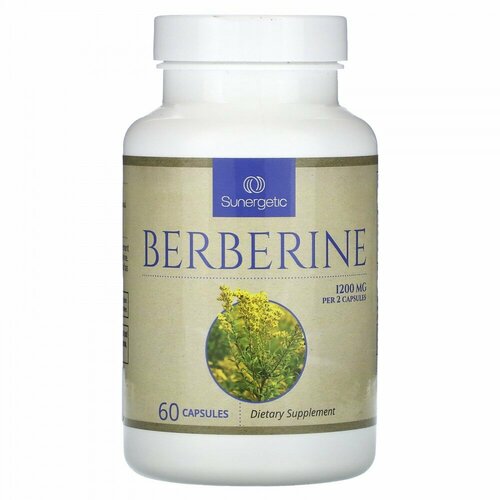 Sunergetic, Berberine, 600 mg, 60 Capsules