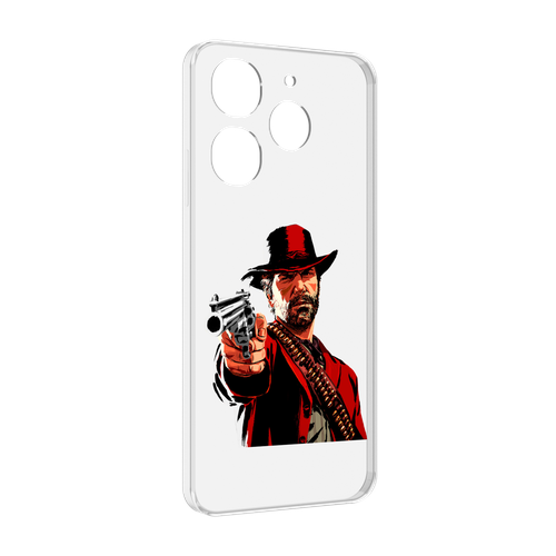 Чехол MyPads Red-Dead-Redemption-2-РДР-2 для Tecno Spark 10 Pro задняя-панель-накладка-бампер