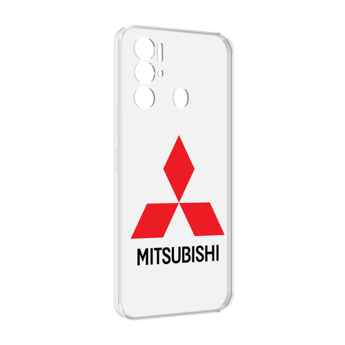Чехол MyPads mitsubishi-3 для Tecno Pova Neo 4G задняя-панель-накладка-бампер