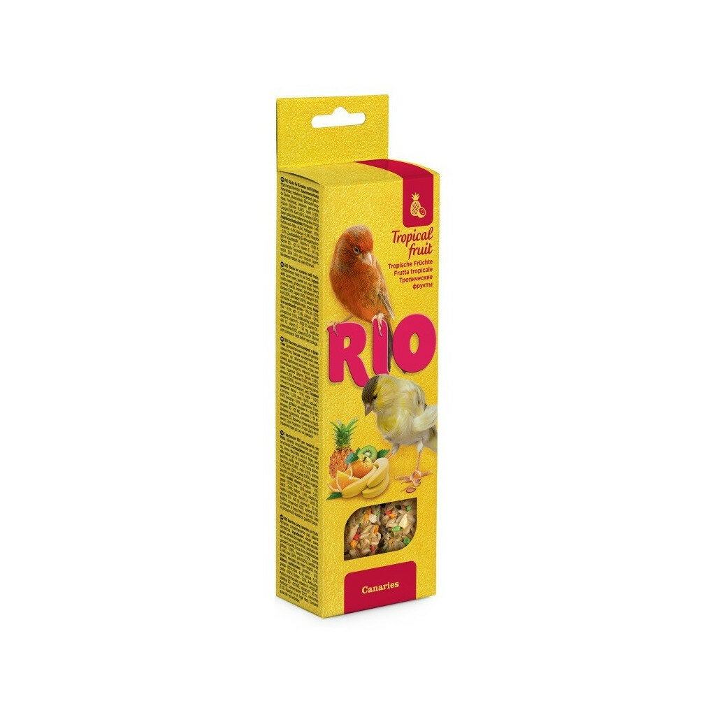 Rio палочки для канареек с тропическими фруктами 2*40 г