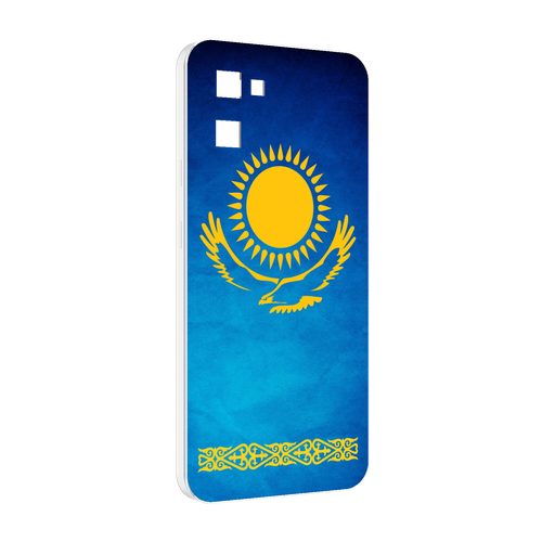 Чехол MyPads герб и флаг казахстана для UMIDIGI F3 / F3 SE / F3S задняя-панель-накладка-бампер чехол mypads герб тульская область для umidigi f3 f3 se f3s задняя панель накладка бампер