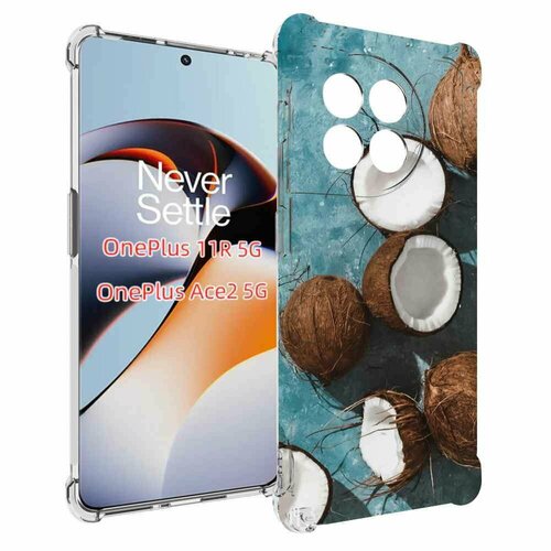 Чехол MyPads красивые-кокосы для OnePlus 11R задняя-панель-накладка-бампер чехол mypads красивые кокосы для meizu v8 задняя панель накладка бампер