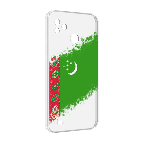 Чехол MyPads флаг герб Туркменистан-1 для Tecno Pop 5 Go задняя-панель-накладка-бампер чехол mypads флаг герб туркменистан 1 для tecno pop 5 go задняя панель накладка бампер