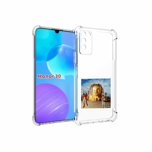 Чехол MyPads Travis Scott - Astroworld для Huawei Honor 30 Lite задняя-панель-накладка-бампер чехол mypads travis scott astroworld для huawei mate 10 pro задняя панель накладка бампер