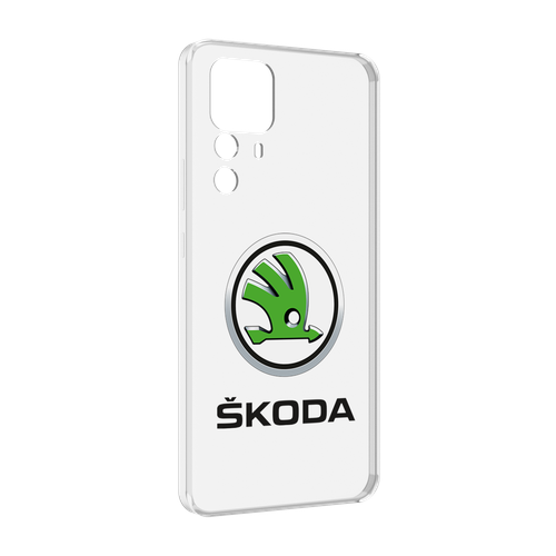 Чехол MyPads skoda-шкода-4 мужской для Xiaomi 12T Pro задняя-панель-накладка-бампер