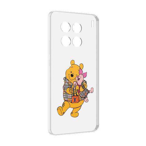 Чехол MyPads модный-медведь-из-винни-пуха для Vivo X90 Pro задняя-панель-накладка-бампер