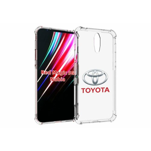 Чехол MyPads toyota-тойота-4 мужской для ZTE Nubia Red Magic 1 5G задняя-панель-накладка-бампер чехол mypads subaru 4 мужской для zte nubia red magic 1 5g задняя панель накладка бампер