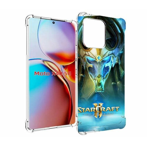 Чехол MyPads StarCraft II Legacy of the Void для Motorola Moto X40 задняя-панель-накладка-бампер чехол mypads starcraft ii legacy of the void для motorola edge 30 neo задняя панель накладка бампер