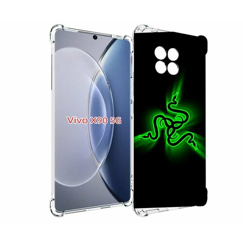 Чехол MyPads Razer для Vivo X90 задняя панель накладка бампер